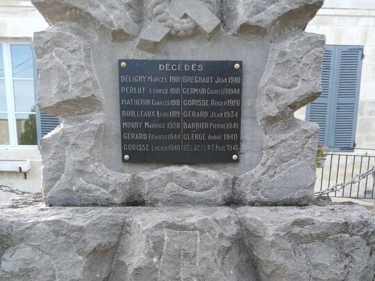 Plaque de commémoration...