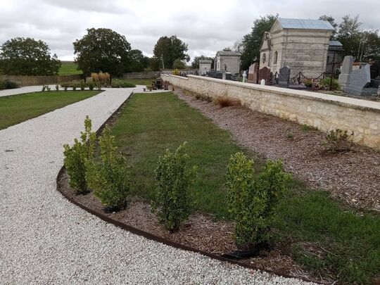 Emplacements du nouveau cimetière